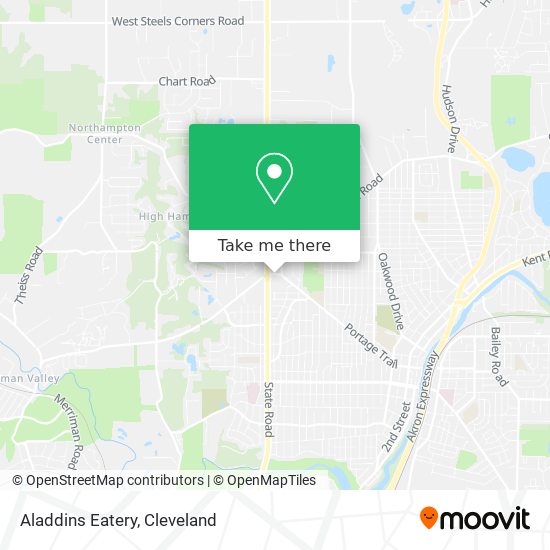 Aladdins Eatery map