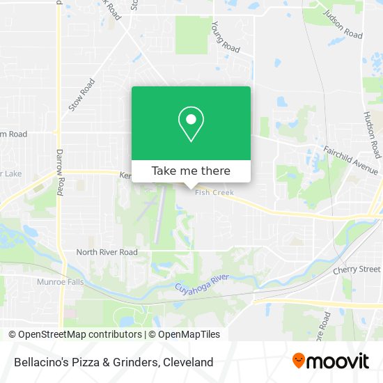Bellacino's Pizza & Grinders map