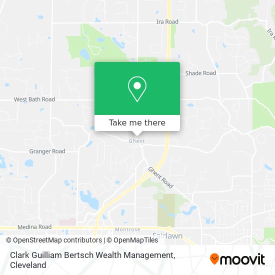 Mapa de Clark Guilliam Bertsch Wealth Management