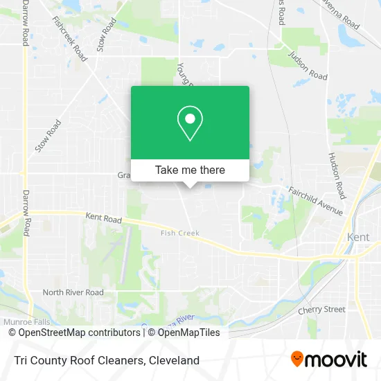 Tri County Roof Cleaners map