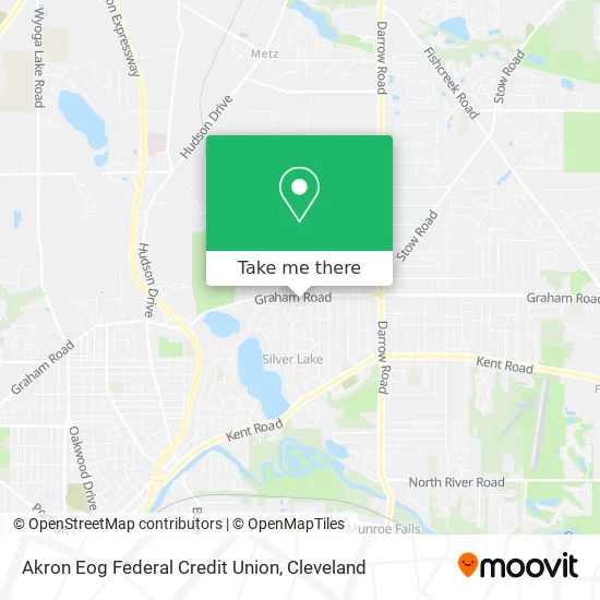 Akron Eog Federal Credit Union map