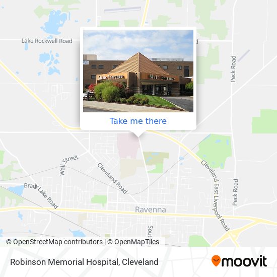 Robinson Memorial Hospital map