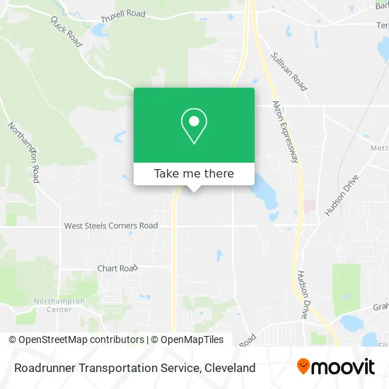 Roadrunner Transportation Service map