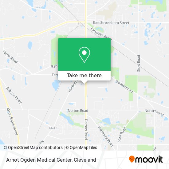 Mapa de Arnot Ogden Medical Center