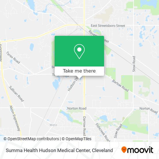Mapa de Summa Health Hudson Medical Center