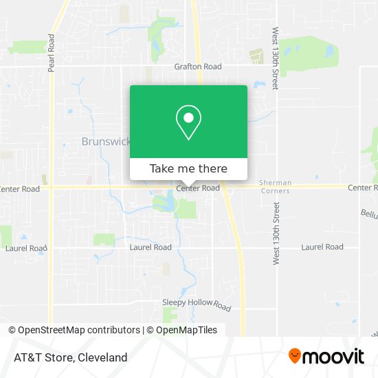 Mapa de AT&T Store