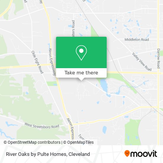 River Oaks by Pulte Homes map