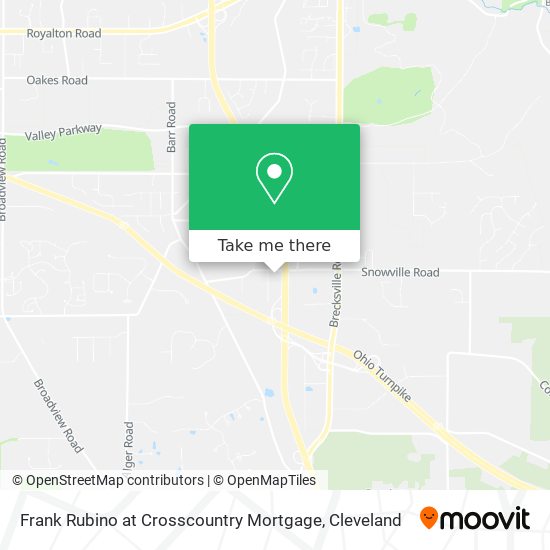 Mapa de Frank Rubino at Crosscountry Mortgage