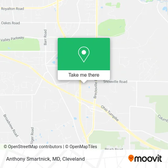 Anthony Smartnick, MD map