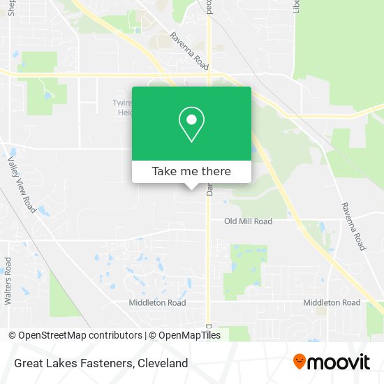 Great Lakes Fasteners map