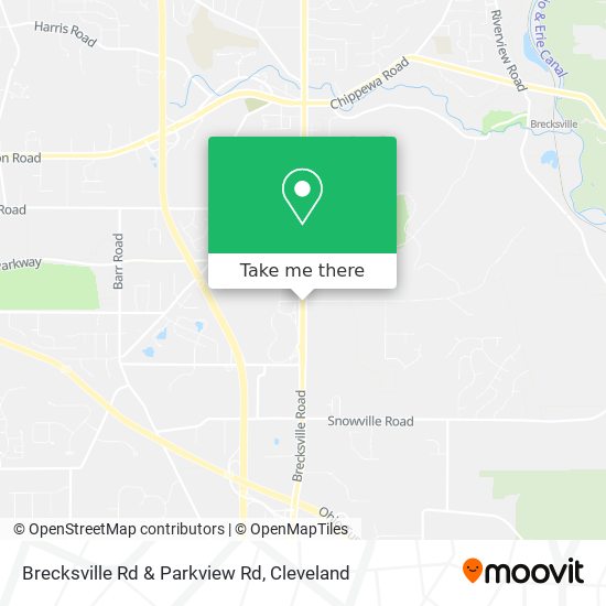 Brecksville Rd & Parkview Rd map