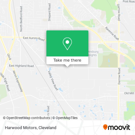 Mapa de Harwood Motors