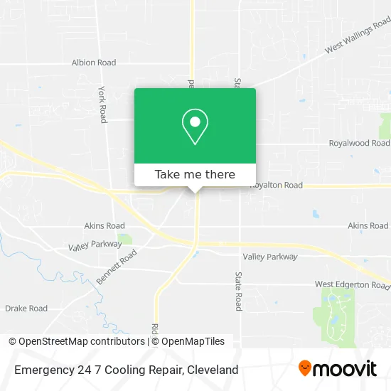 Emergency 24 7 Cooling Repair map