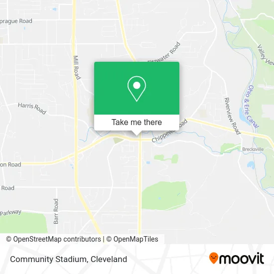 Community Stadium map