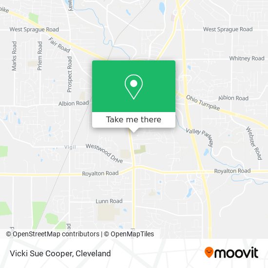 Vicki Sue Cooper map