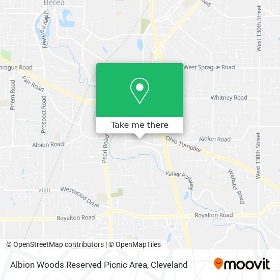 Mapa de Albion Woods Reserved Picnic Area