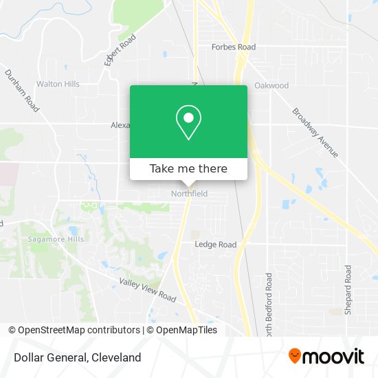 Mapa de Dollar General