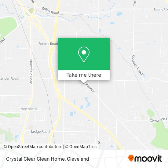 Crystal Clear Clean Home map