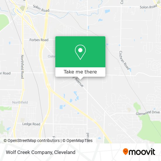 Wolf Creek Company map