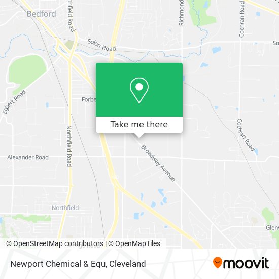 Newport Chemical & Equ map