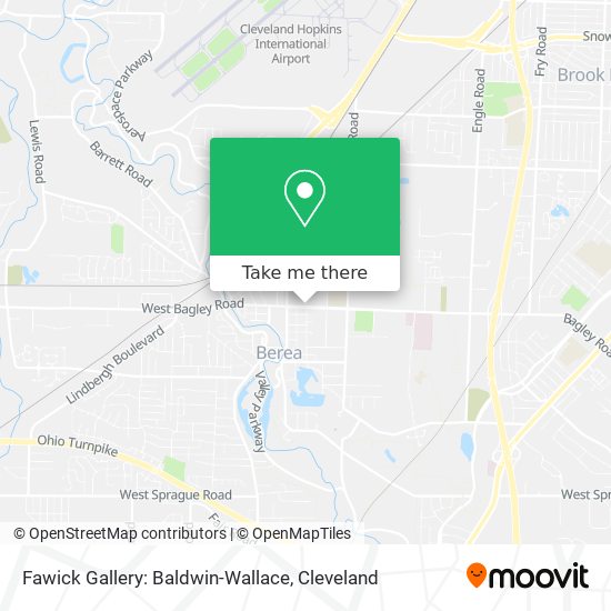 Mapa de Fawick Gallery: Baldwin-Wallace