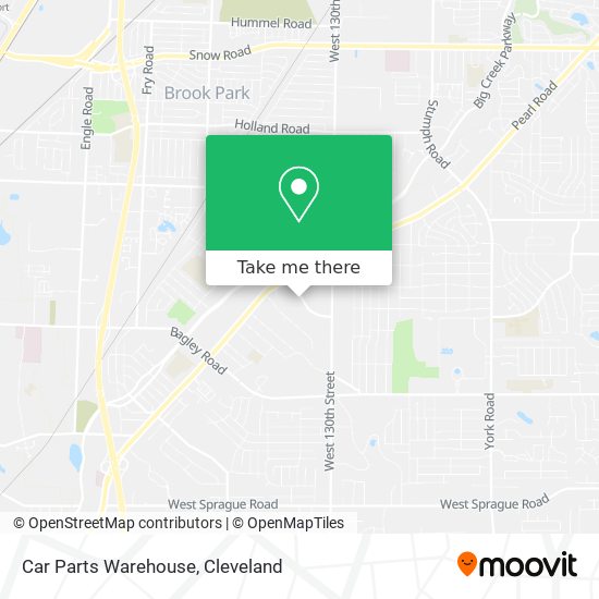 Car Parts Warehouse map