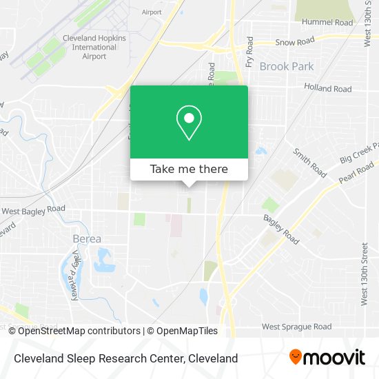 Mapa de Cleveland Sleep Research Center