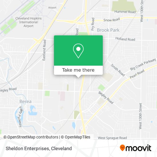 Sheldon Enterprises map