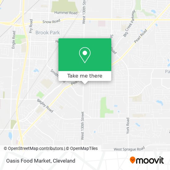 Mapa de Oasis Food Market