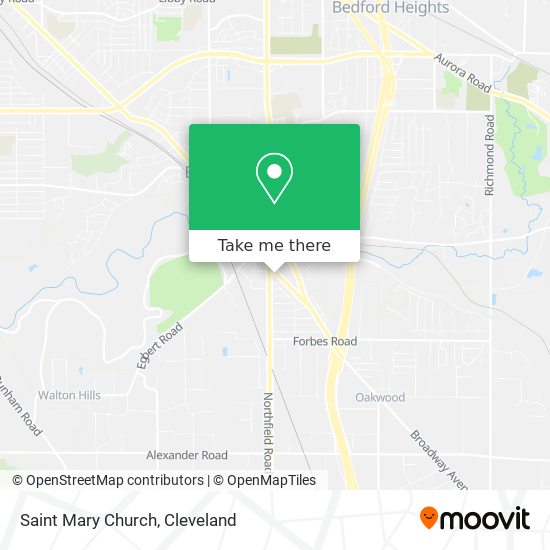Saint Mary Church map