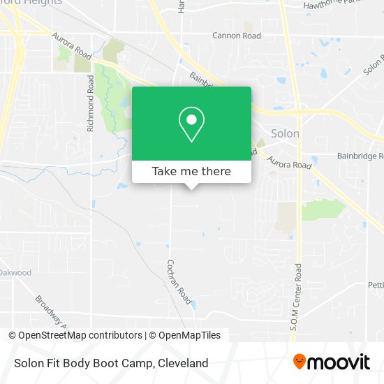 Solon Fit Body Boot Camp map