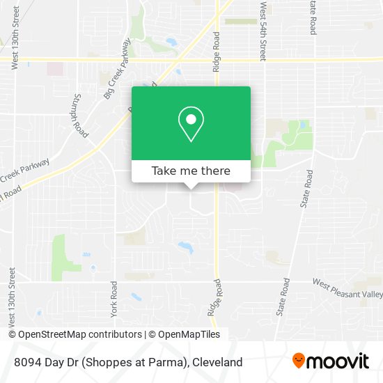 Mapa de 8094 Day Dr (Shoppes at Parma)