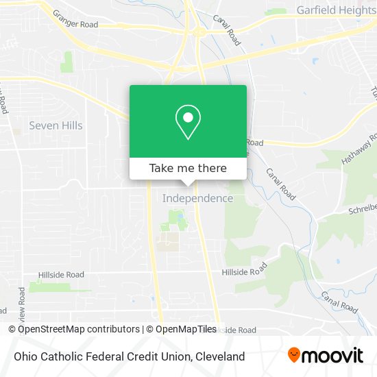Ohio Catholic Federal Credit Union map