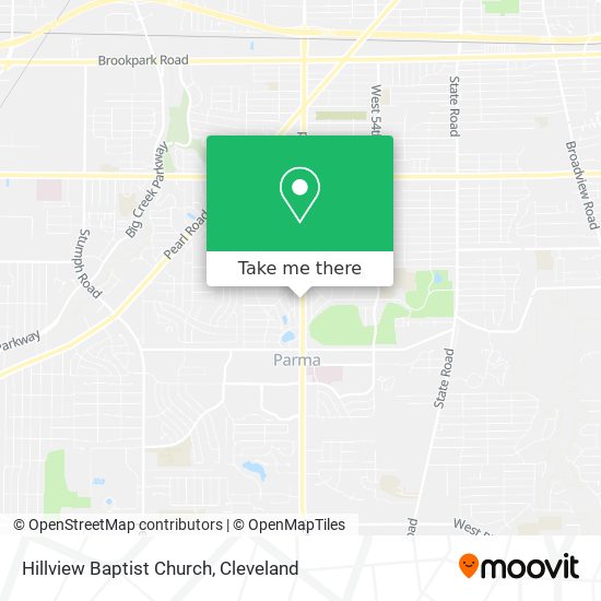 Mapa de Hillview Baptist Church