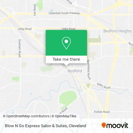 Blow N Go Express Salon & Suites map