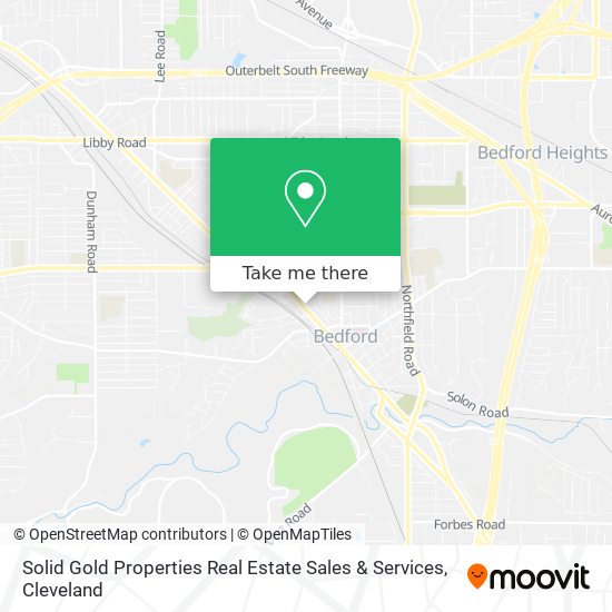 Solid Gold Properties Real Estate Sales & Services map