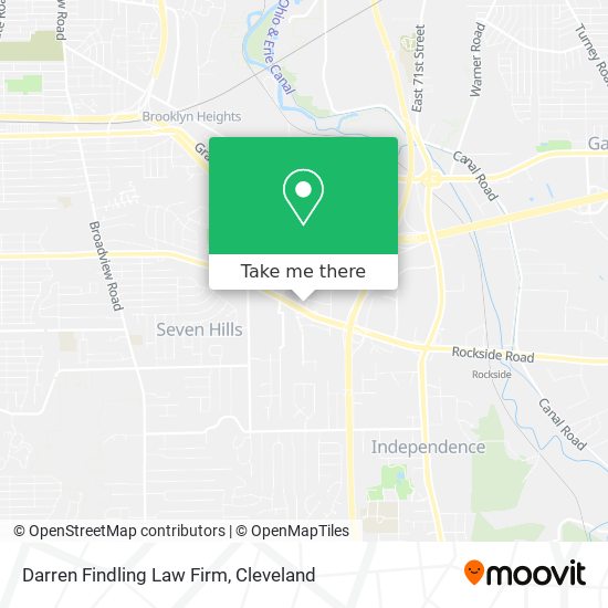 Darren Findling Law Firm map
