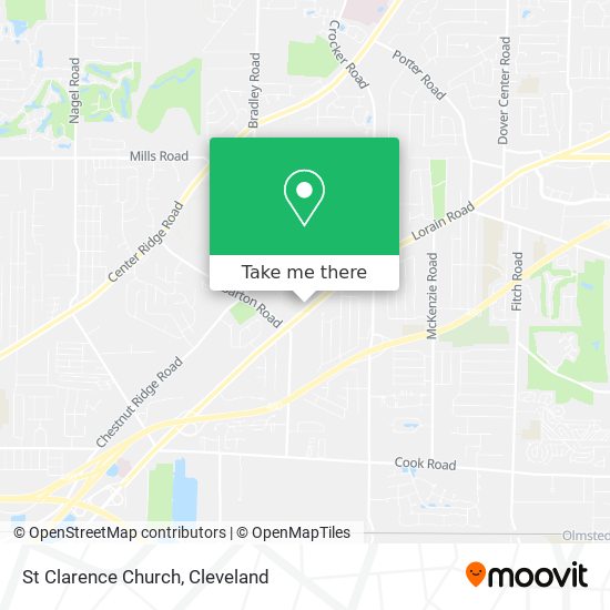 Mapa de St Clarence Church
