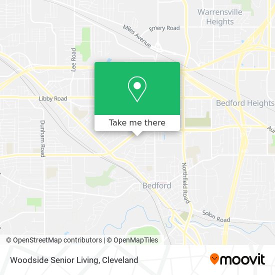 Woodside Senior Living map