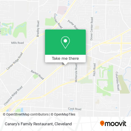 Mapa de Canary's Family Restaurant