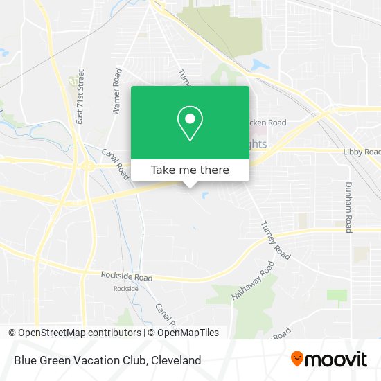 Mapa de Blue Green Vacation Club