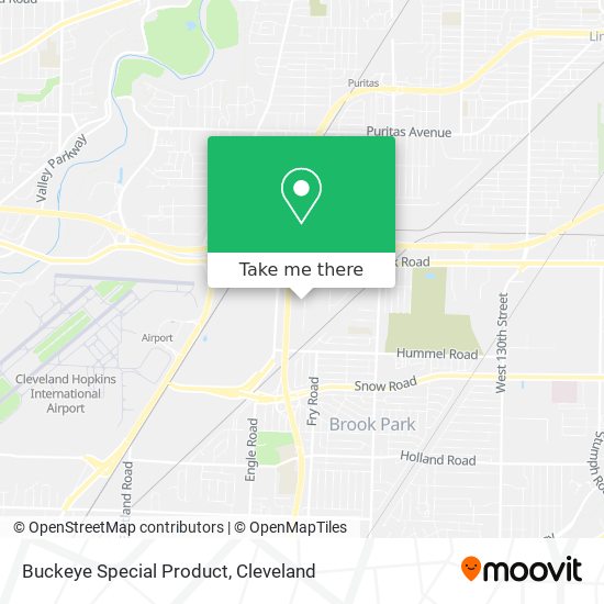 Buckeye Special Product map