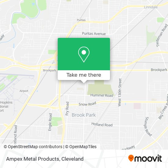 Ampex Metal Products map