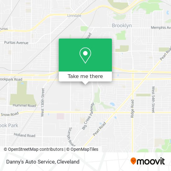 Danny's Auto Service map