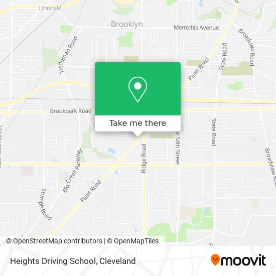 Heights Driving School map