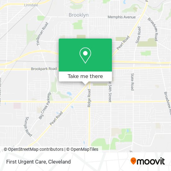Mapa de First Urgent Care