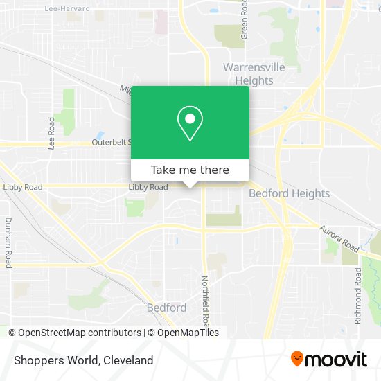 Shoppers World map