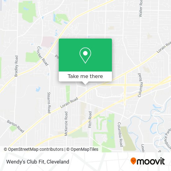 Wendy's Club Fit map