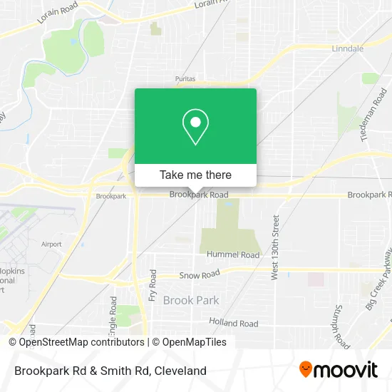 Mapa de Brookpark Rd & Smith Rd