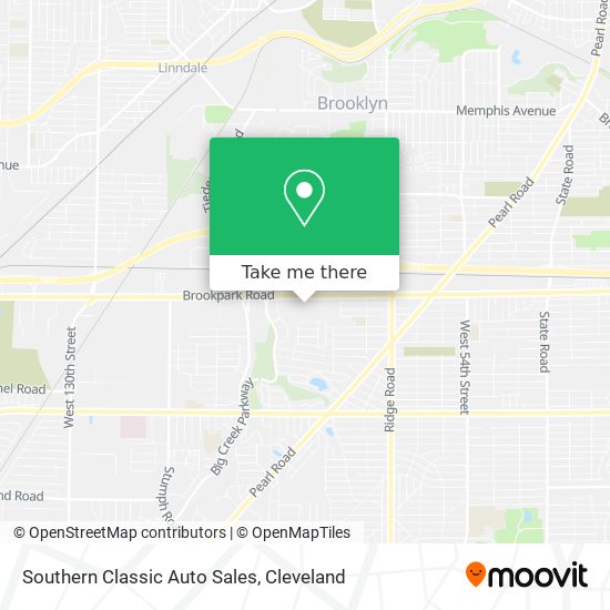 Southern Classic Auto Sales map